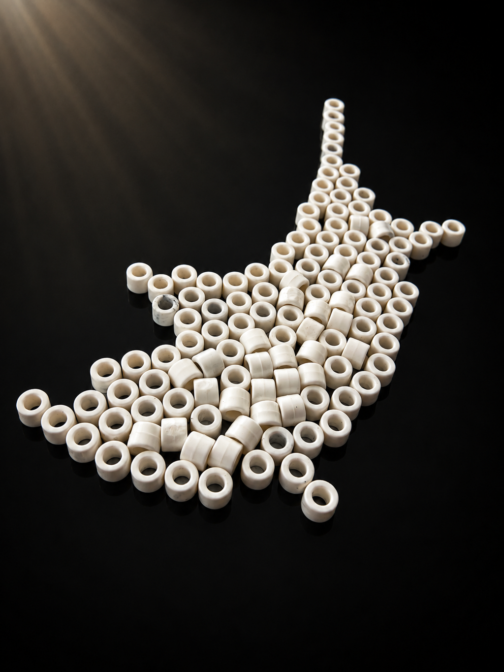 Cyprus Ocean Beads - Polarwhite