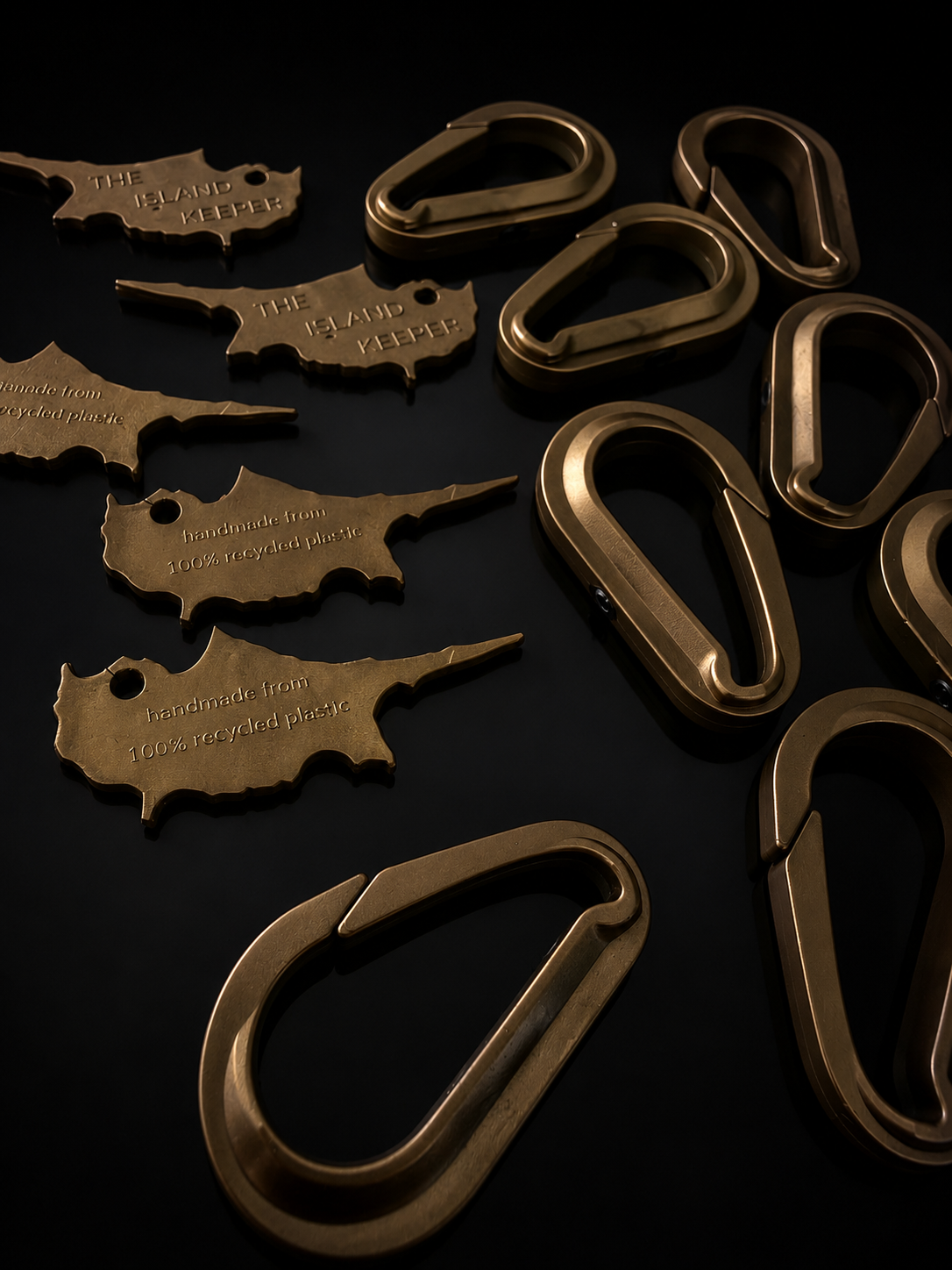 The Island Keeper Set (Keychain + Carabiner) limited Golden Edition