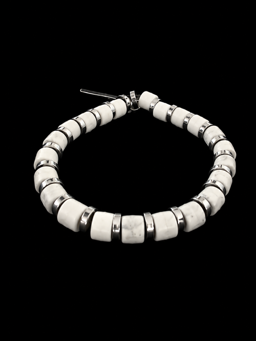 Cyprus Ocean Beads - Polarwhite