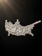 Cyprus Ocean Beads - Polarwhite